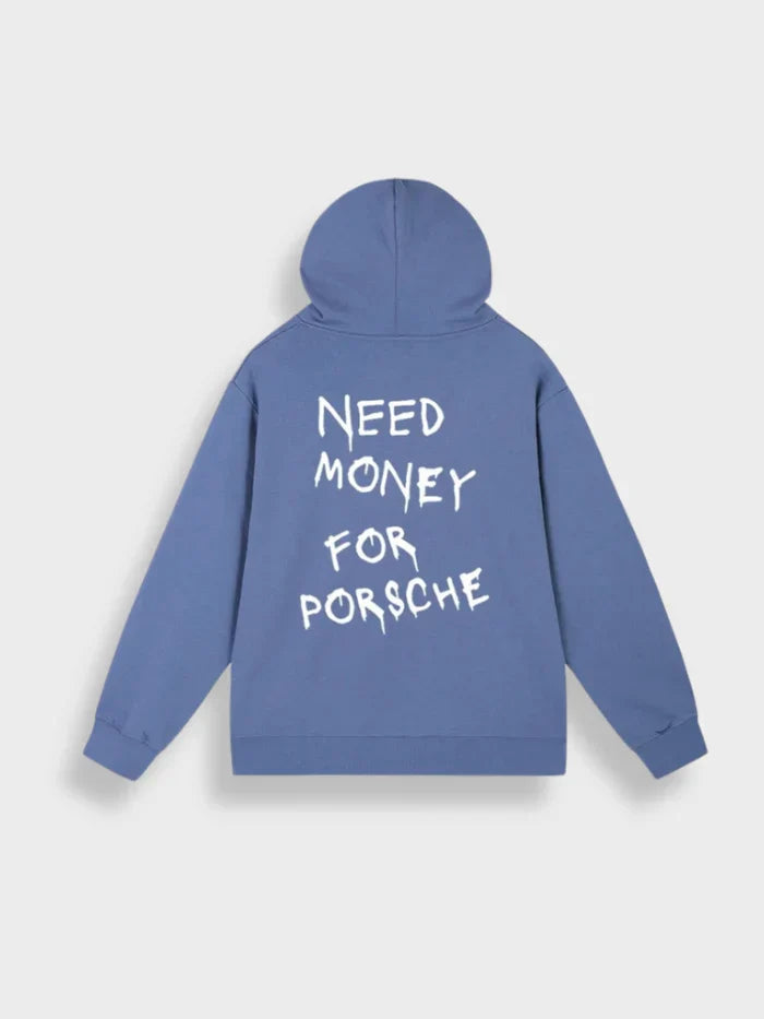 Cozy Casual Hoodie with Playful Graphic Design