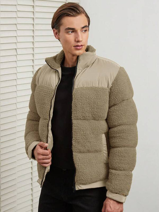 Relaxed Fit Forest Green Jacket with Adjustable Hood
