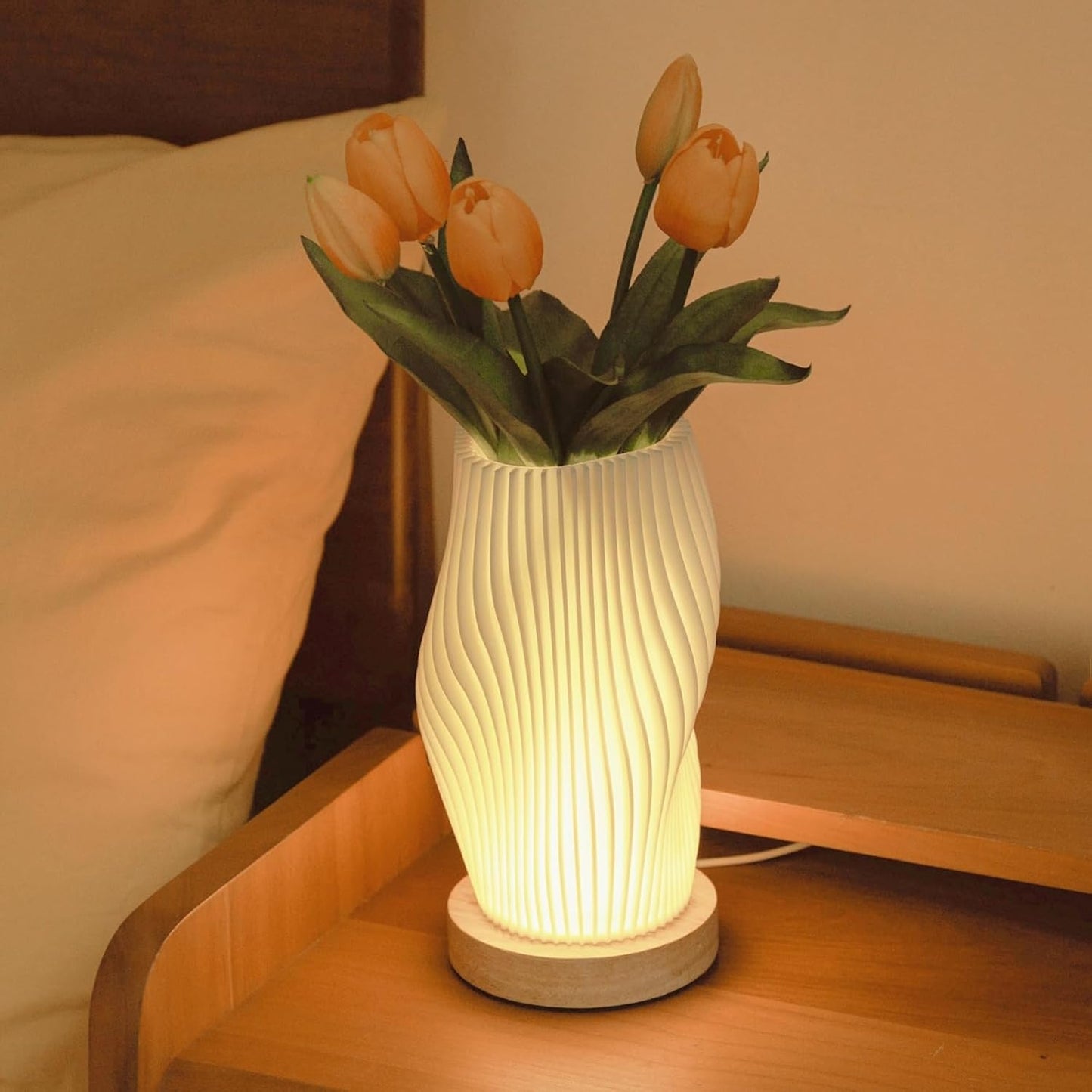 LumiGlow™ - Vintage Striped Night Light Lamp