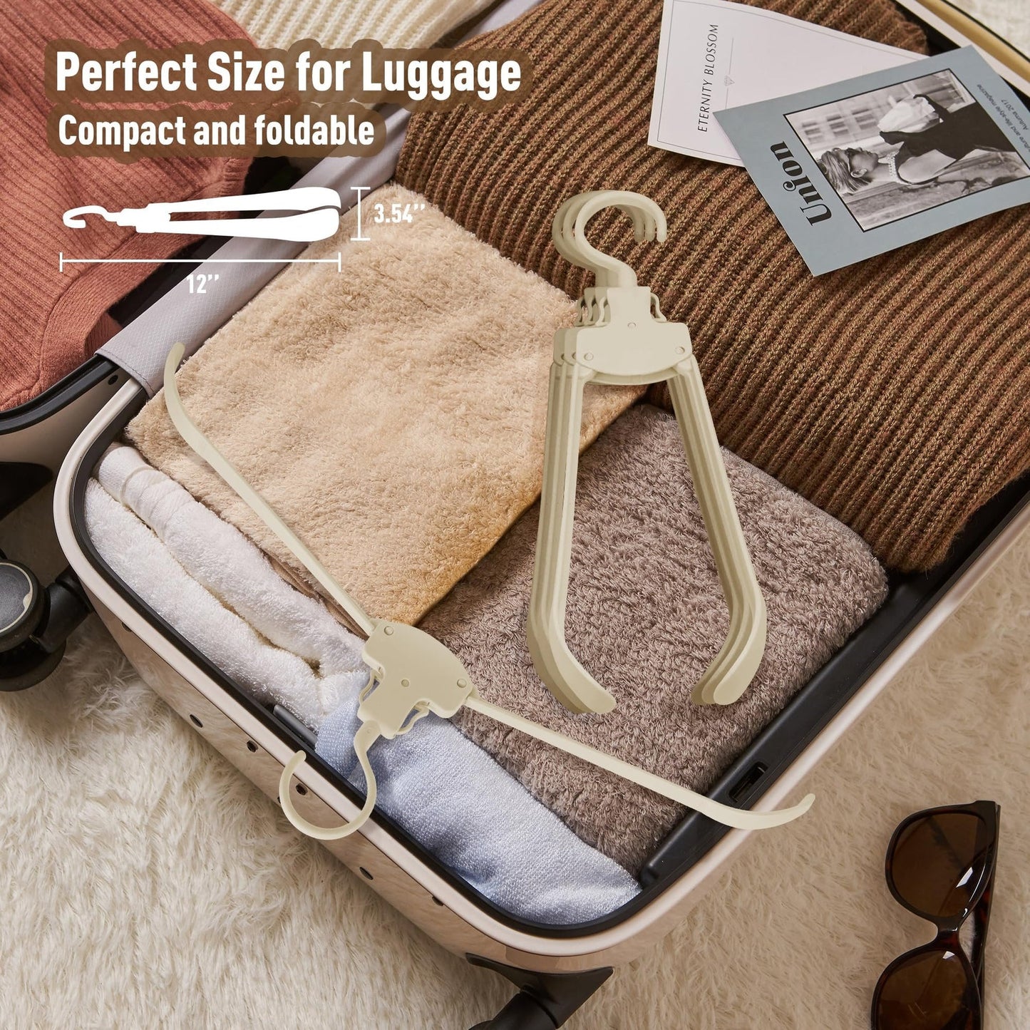 Flextrock™ - Foldable Space-Saving Clothes Hangers, 10-Pack
