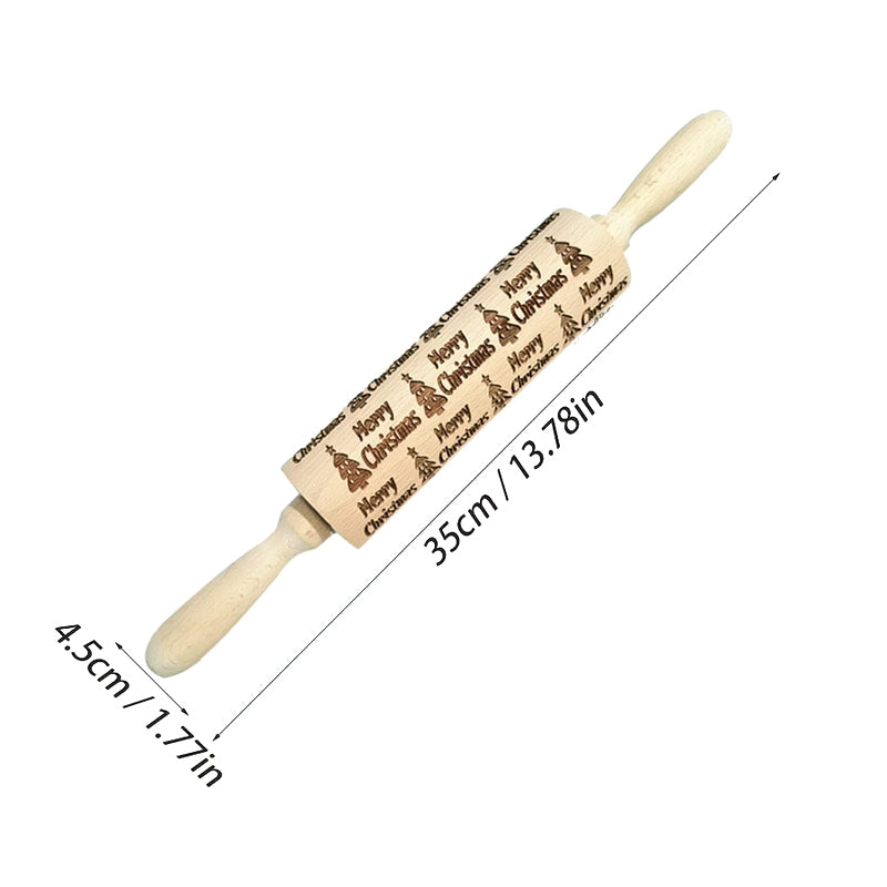 ChristmasRoller™ - Festive Cookie Rolling Pin for Holiday Baking
