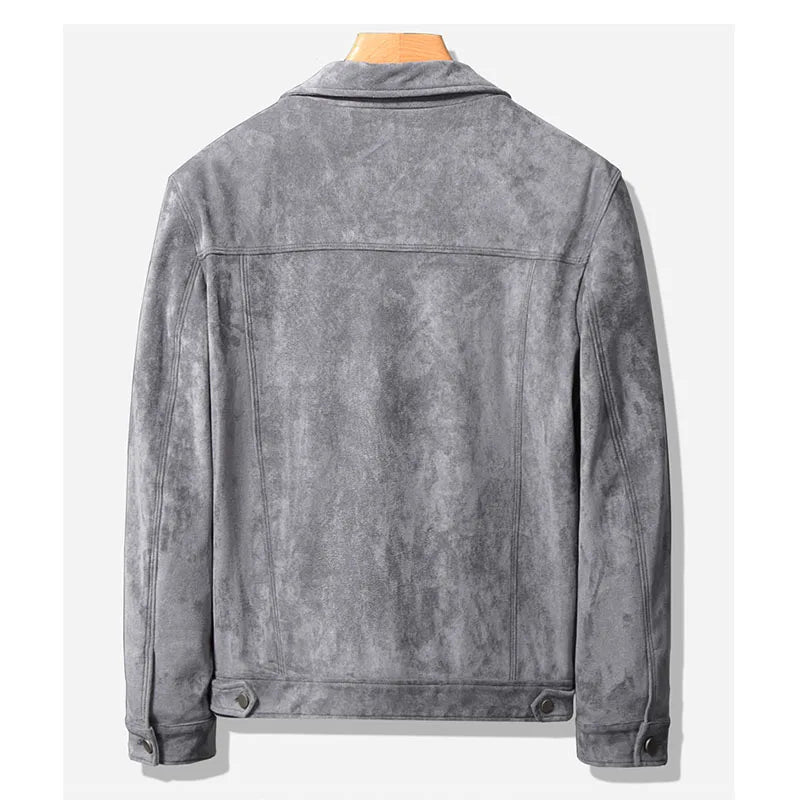 Chic Suede Jacket for Effortless Casual Style