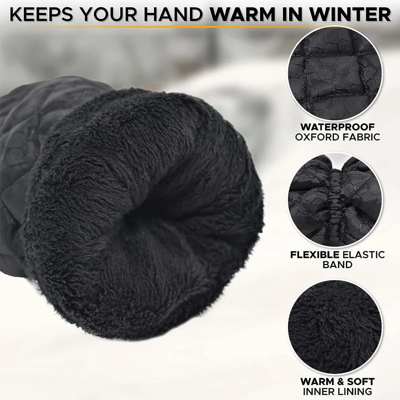 FrostGuard™ Waterproof Ice Scraper with Glove & Scratch-Resistant Shovel