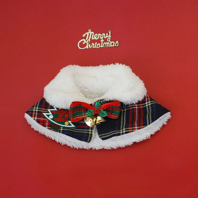 PawJoy™ - Cozy Cat & Dog Christmas Winter Scarf