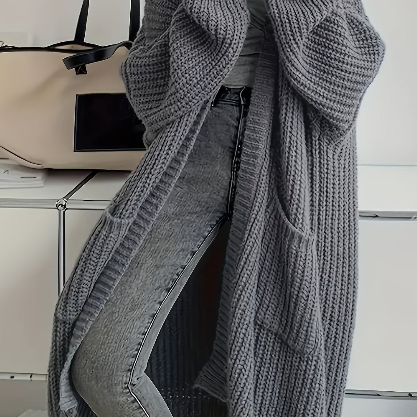 Cozy Belted Knit Cardigan for Women