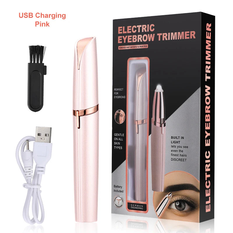 GlamEase™ Precision Eyebrow Epilator for Smooth Brows