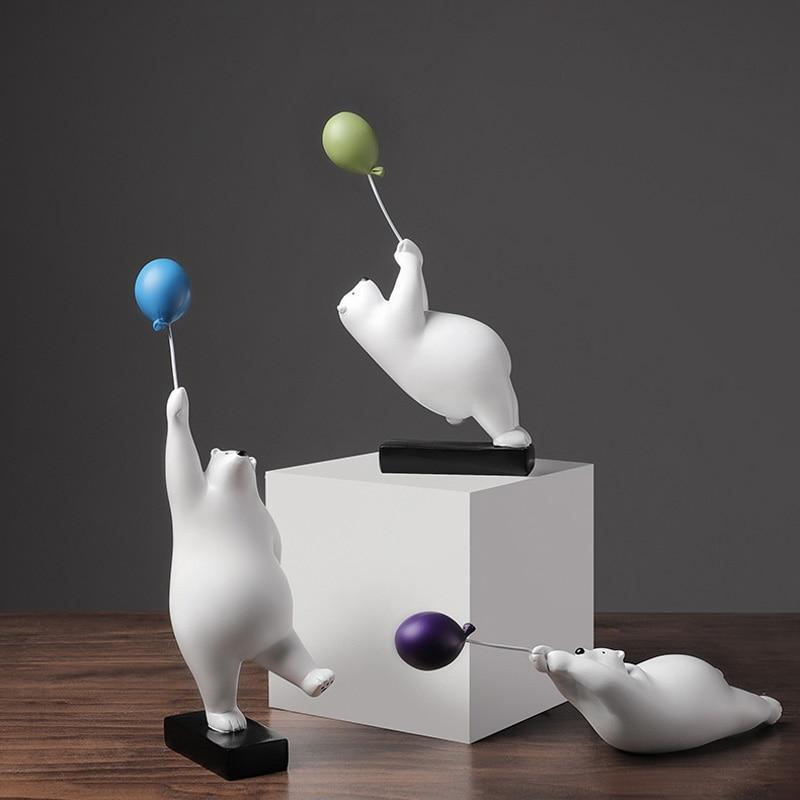 Modern Abstract Tabletop Sculpture Decor
