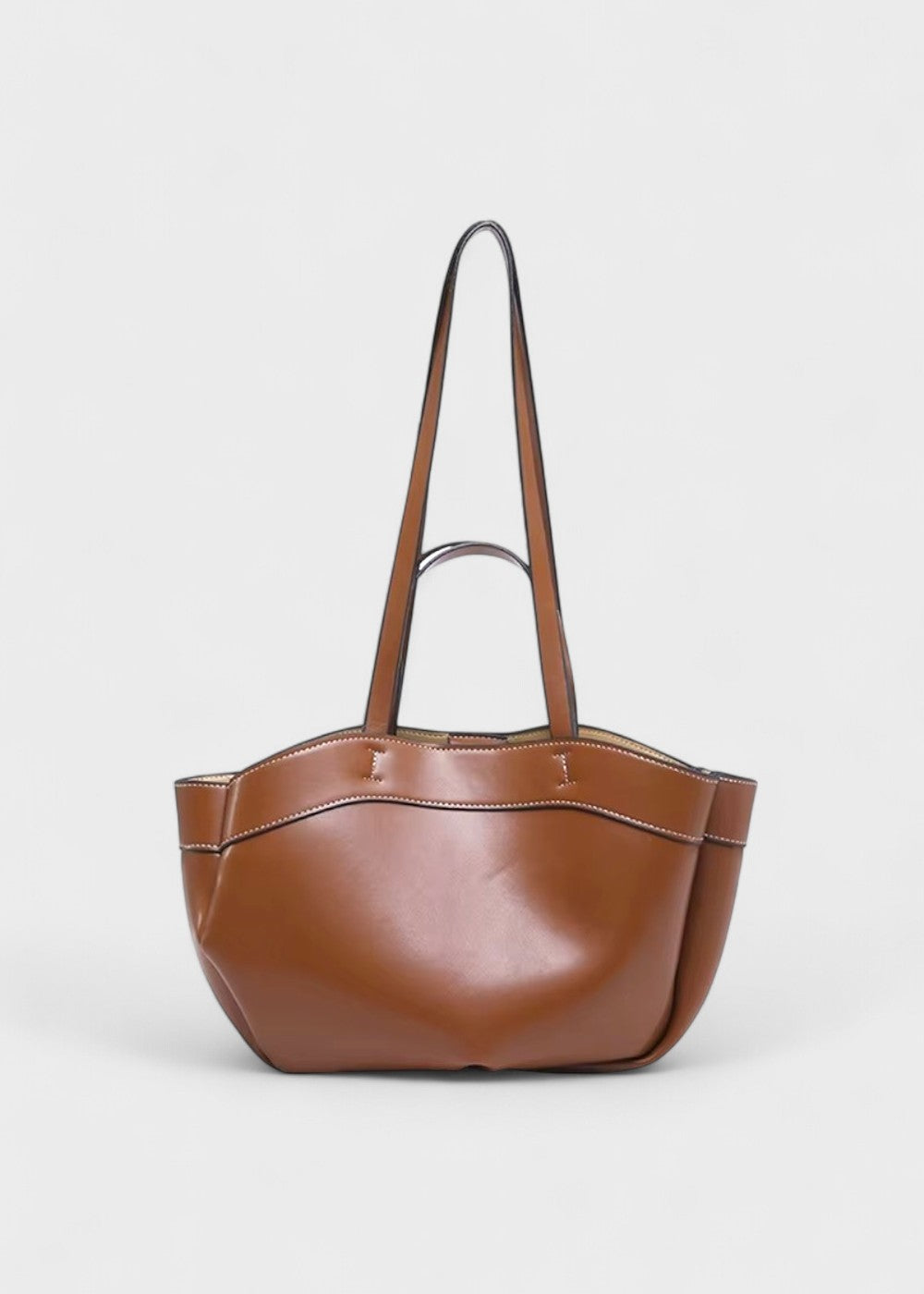 Classic Leather Tote Bag