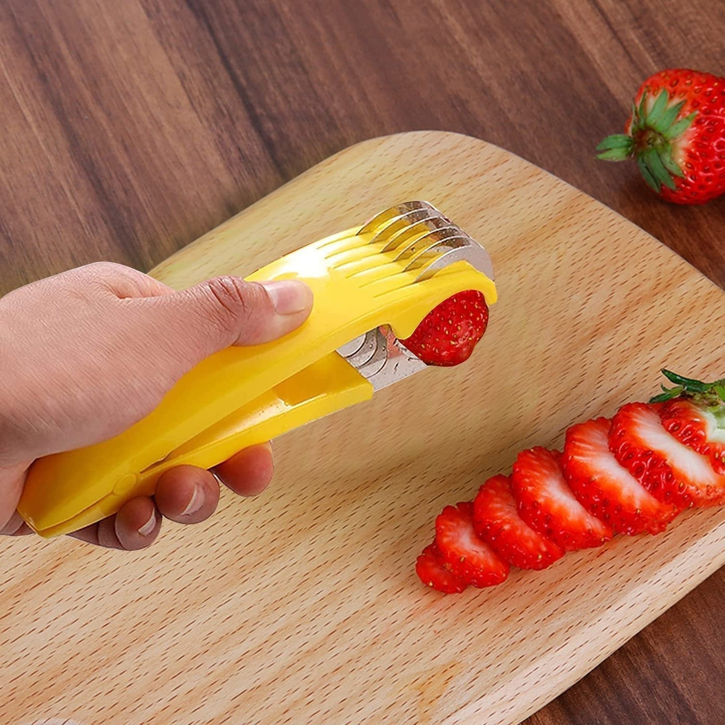 Ergonomic Handheld Food Slicer for Easy Kitchen Prep