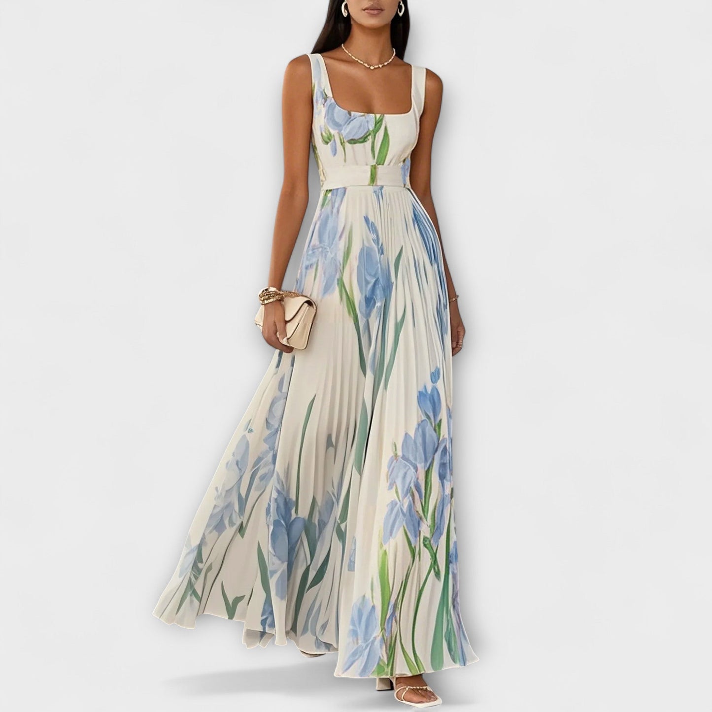 Flowy Chiffon Maxi Dress