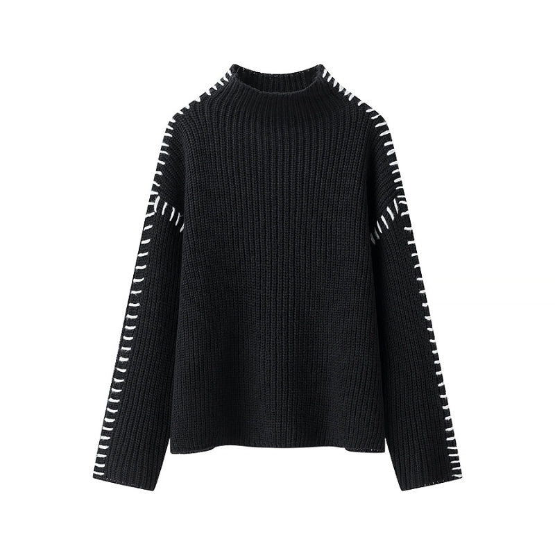 Cozy Knit Pullover Sweater for Stylish Comfort