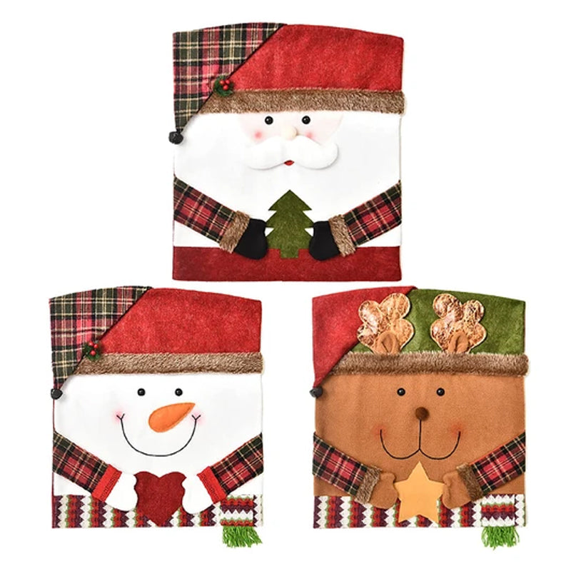 MerrySeat™ - Festive Holiday Chair Covers for Christmas Decor