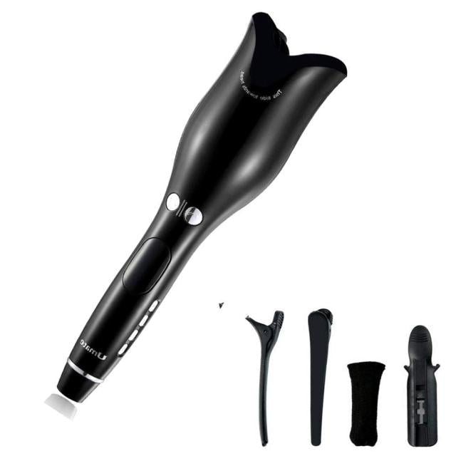GlamCurl™ Ceramic Auto-Rotating U-Shaped Hair Curler