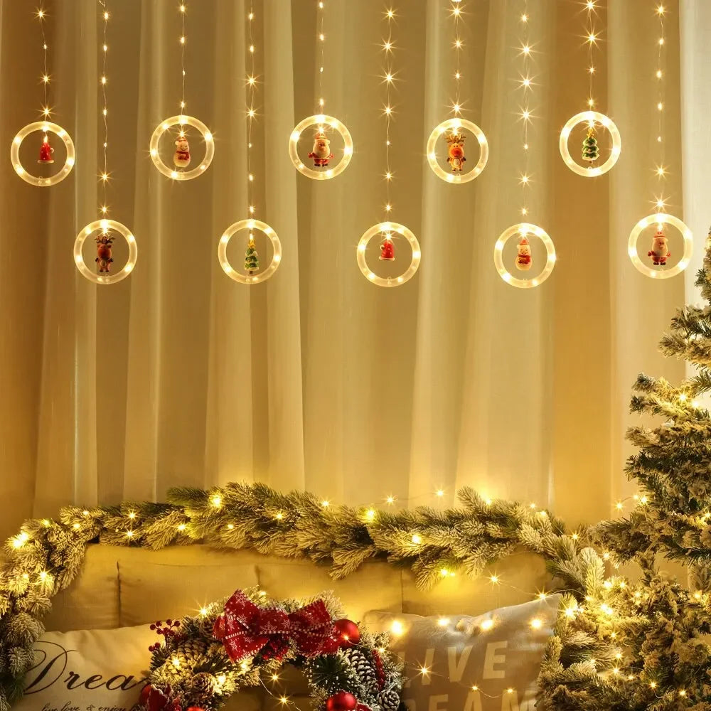 GlowJoy™ - Festive LED Christmas String Lights Decor