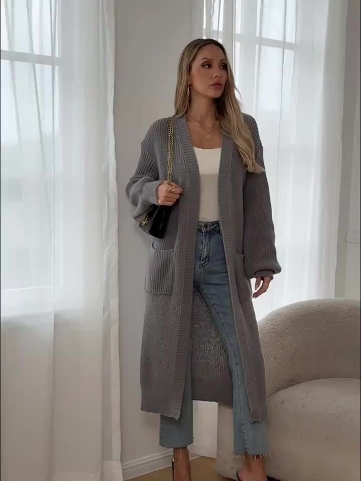 Cozy Belted Knit Cardigan for Women