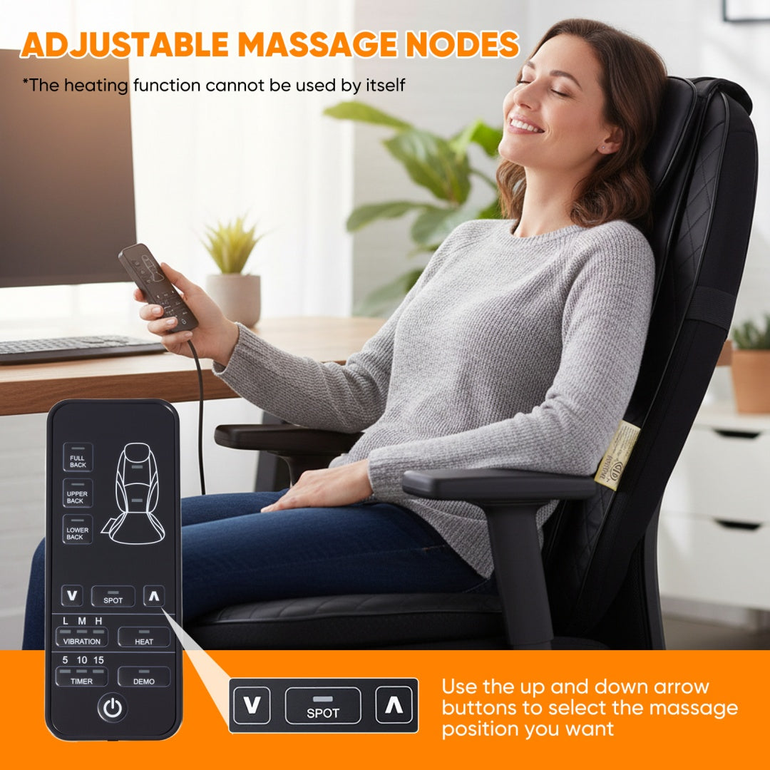 RelaxEase - Melt Away Back Pain with Deep Heat Massage