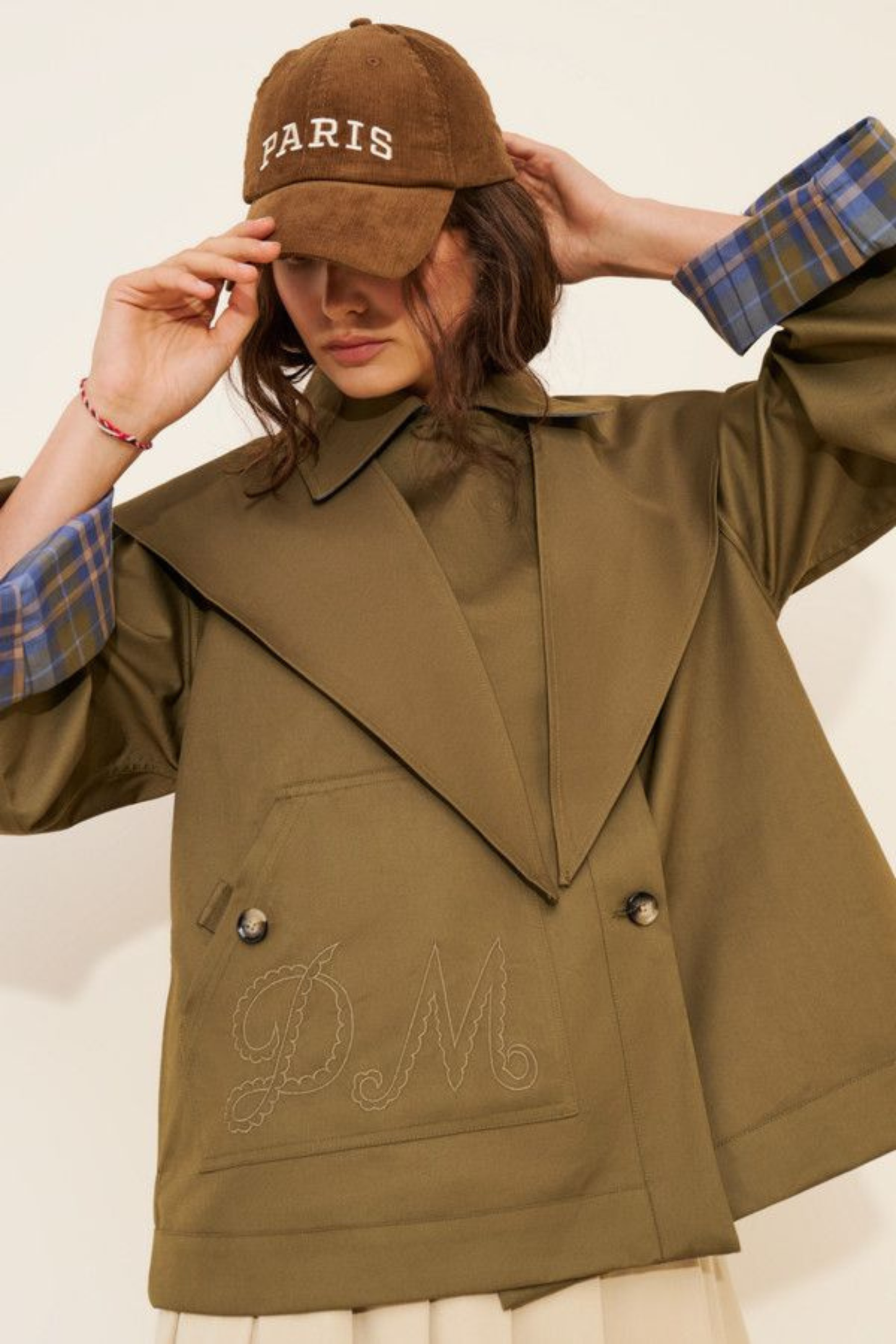 Reversible Crop Trench Coat – Chic Layered Style