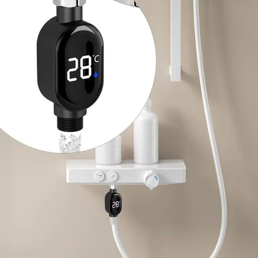 ThermaClear™ - Digital Shower Thermometer with LED Display