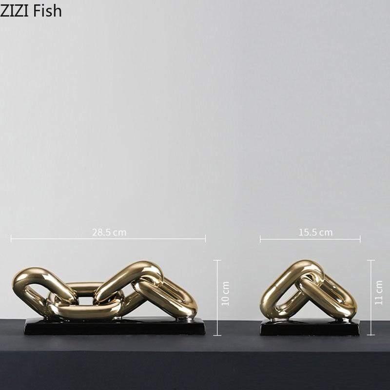 Modern Minimalist Chain Wall Decor