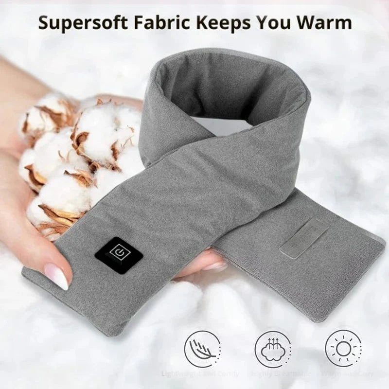 Cozy Electric Heated Scarf for Winter Warmth