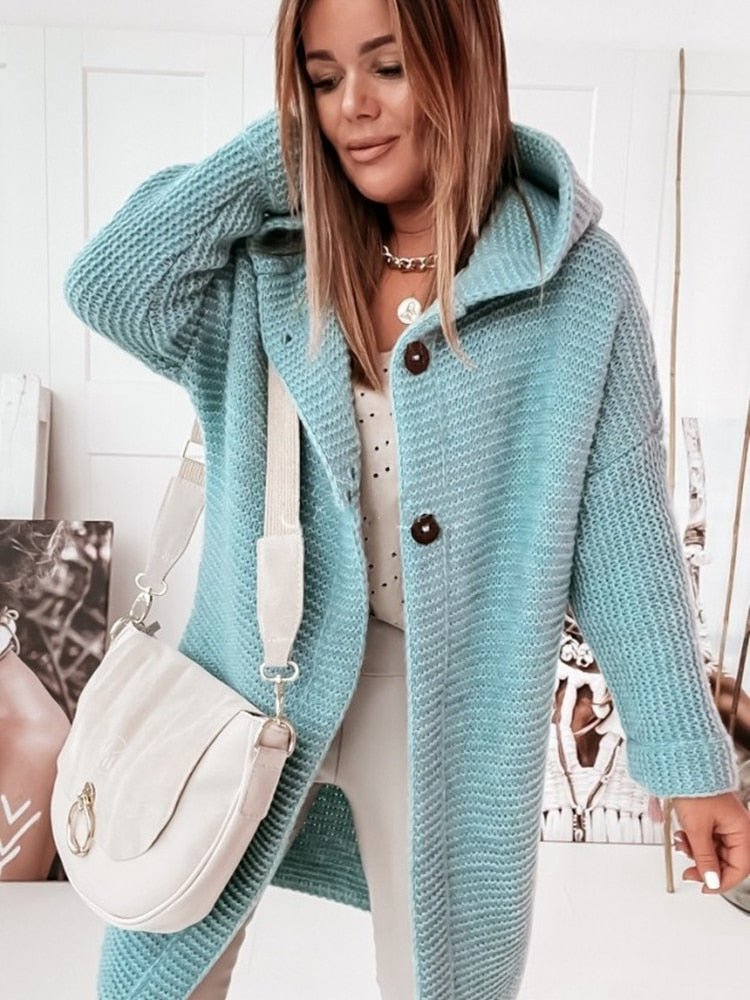 Cozy Chunky Knit Cardigan Sweater