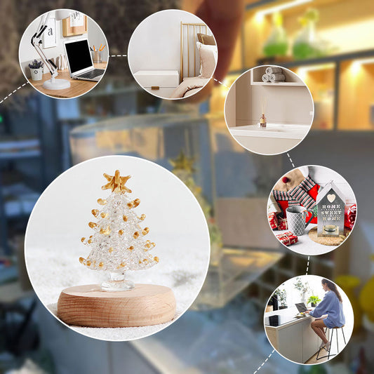 HolidayGlow™ - Creative Glass Christmas Ornaments for Festive Decor