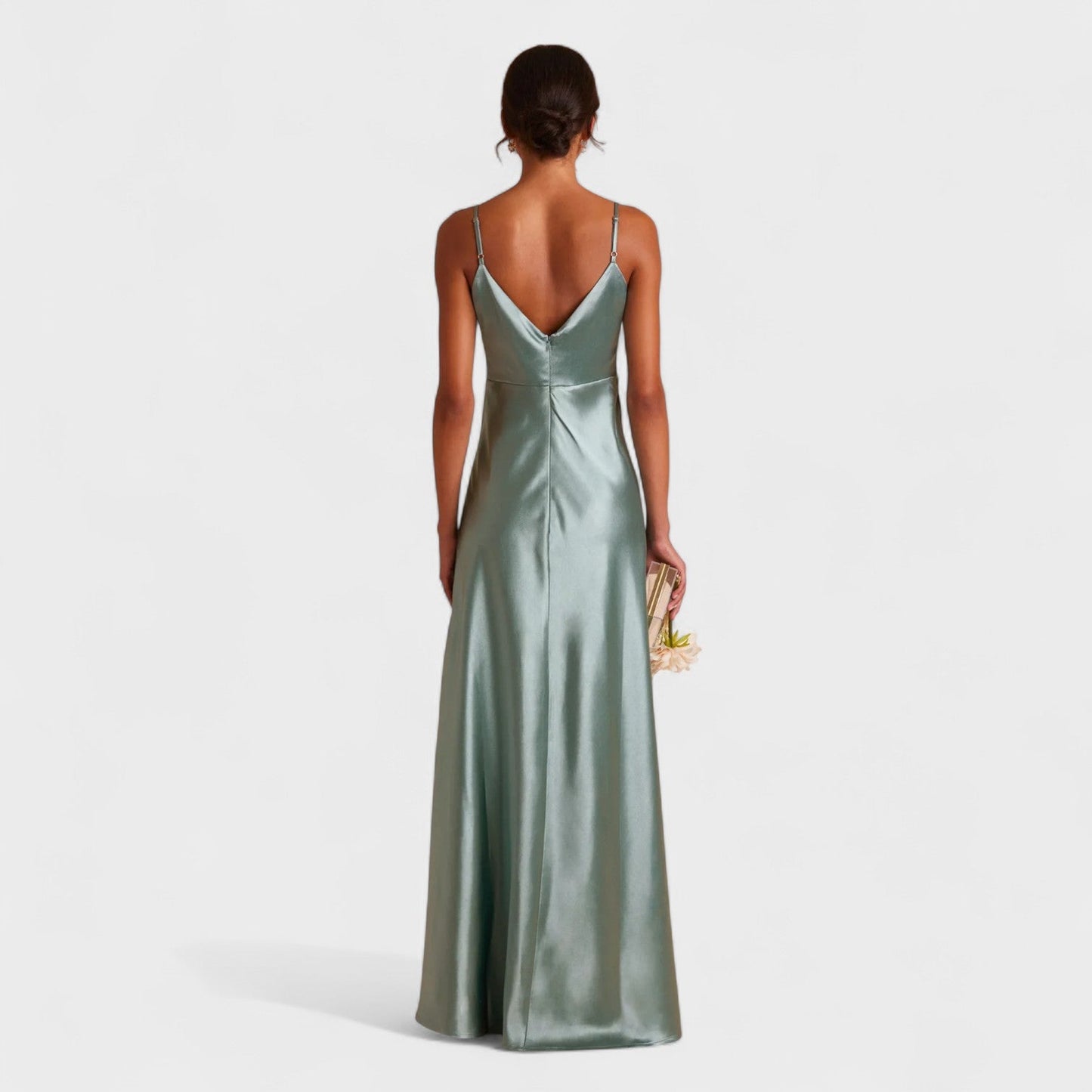 Lúcia Satin Slip Dress