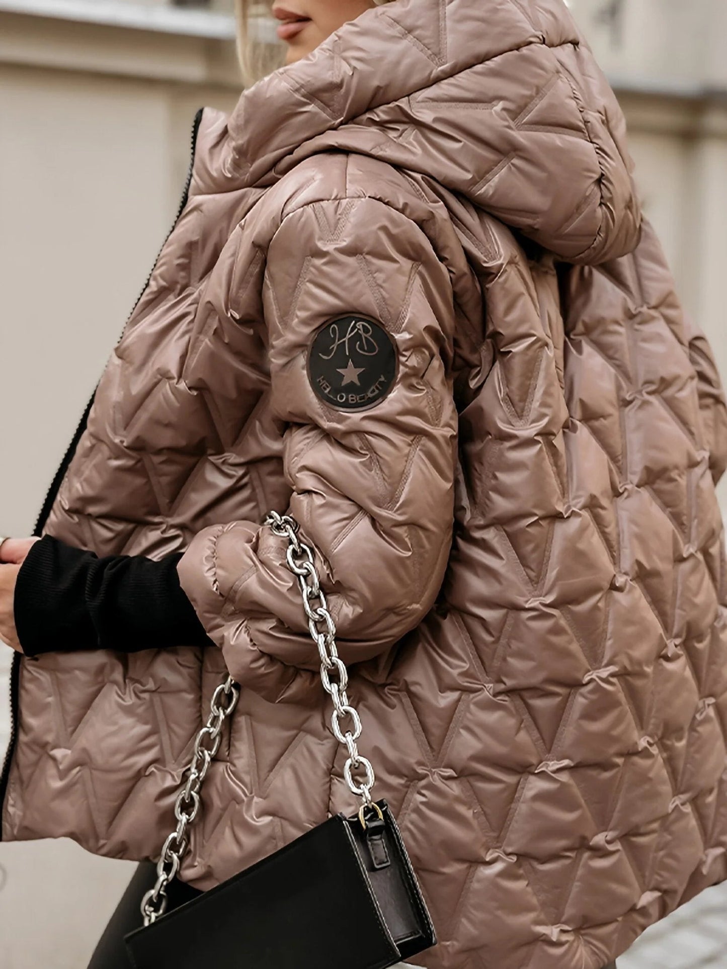 Cozy Patchwork Cotton Jacket for Layered Casual Style