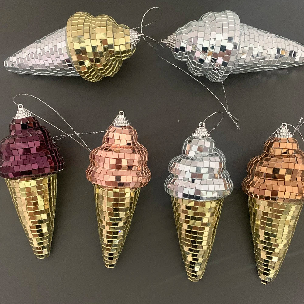 Retro Disco Ice Cream Wall Art Decor