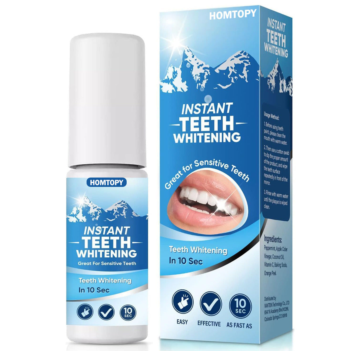 BrightSmile™ - Instant Teeth Whitening Pigment for Radiant Smile