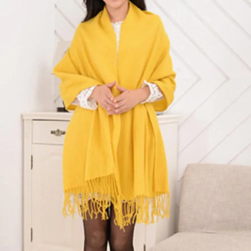 Soft Cashmere Scarf Cozy Warm Lightweight Accessory