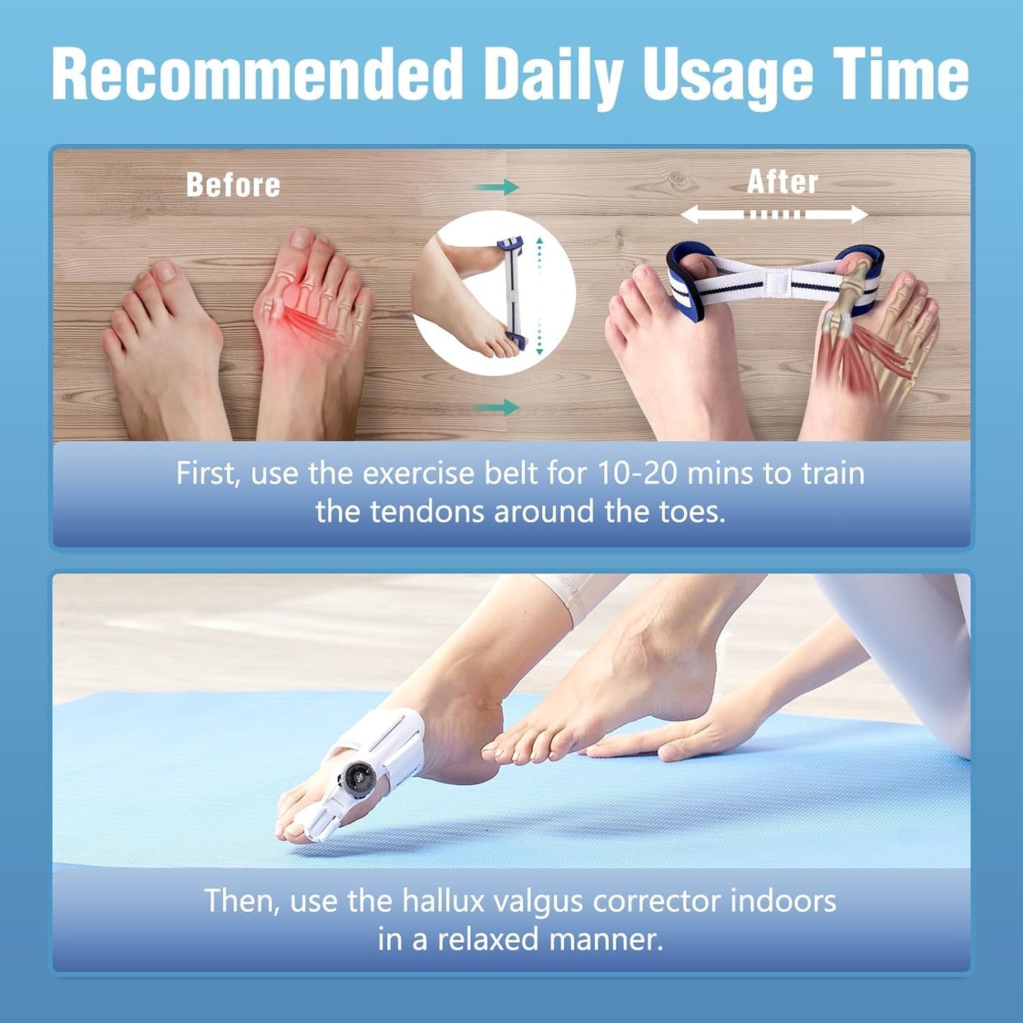 Comfort Fit Big Toe Straightener Sleeve