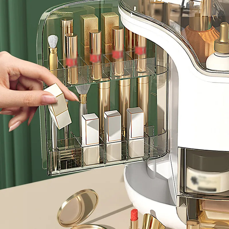 GlamEase™ Clear Cosmetic Organizer Box