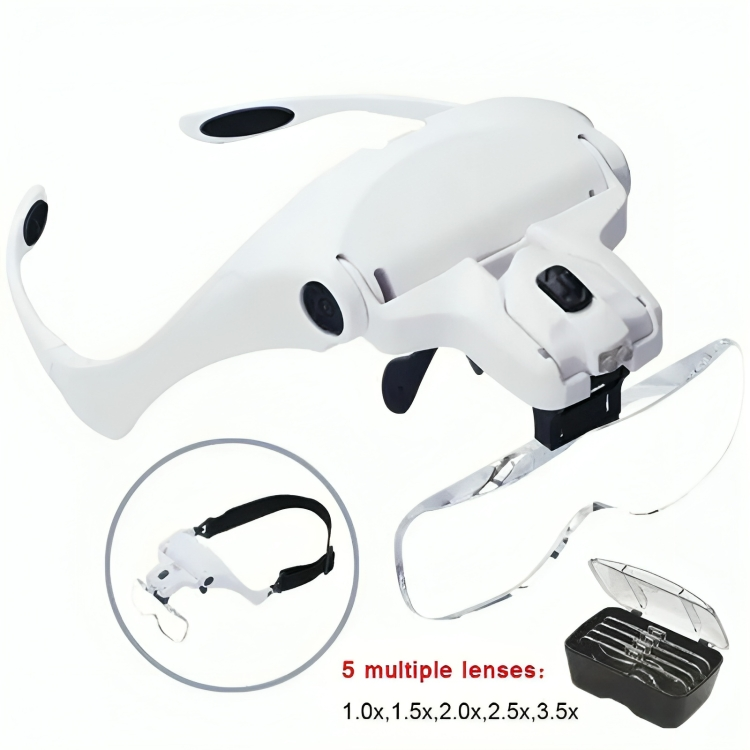 FocusMate™ - Hands-Free Magnifying Glass for Clear Detail Viewing