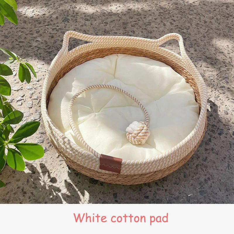 PurrNest - Ultimate Cozy Cat Bed for Year-Round Comfort