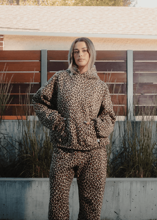 Cozy Cheetah Print Hoodie for Casual Style