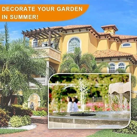 SunWave - Effortless Solar Fountain for Instant Outdoor Serenity