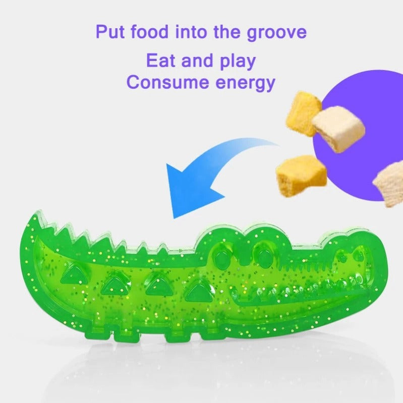 SnackSaver™ - Interactive Crocodile Dog Toy