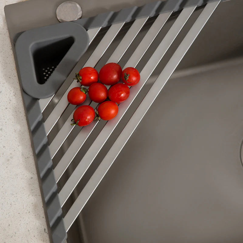 RackMate™ Triangular Dish Drying Rack for Kitchen Organization