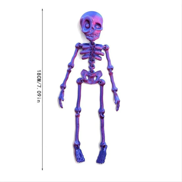 Spooky Skeleton Refrigerator Magnet for Halloween Decor