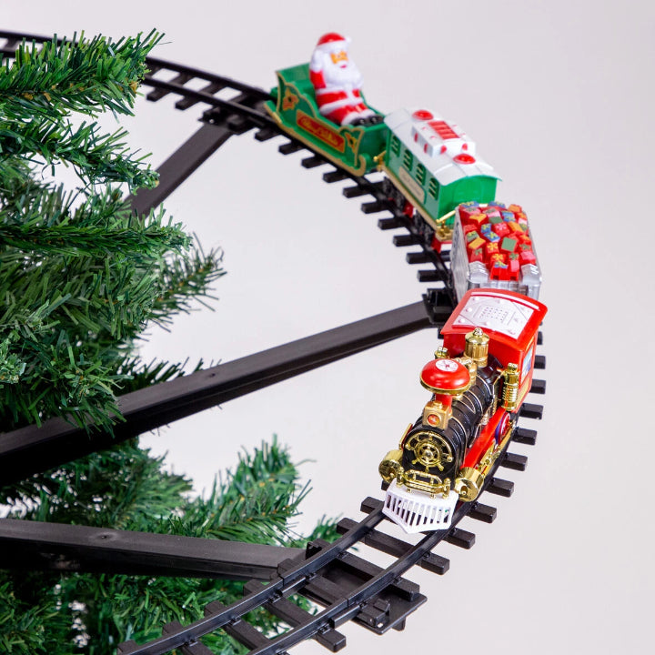 CozyNest™ - Nostalgic Light & Music Christmas Tree Train