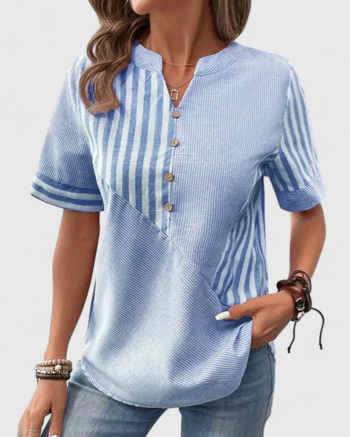 EleganceFlow - Sophisticated Women's Blouse