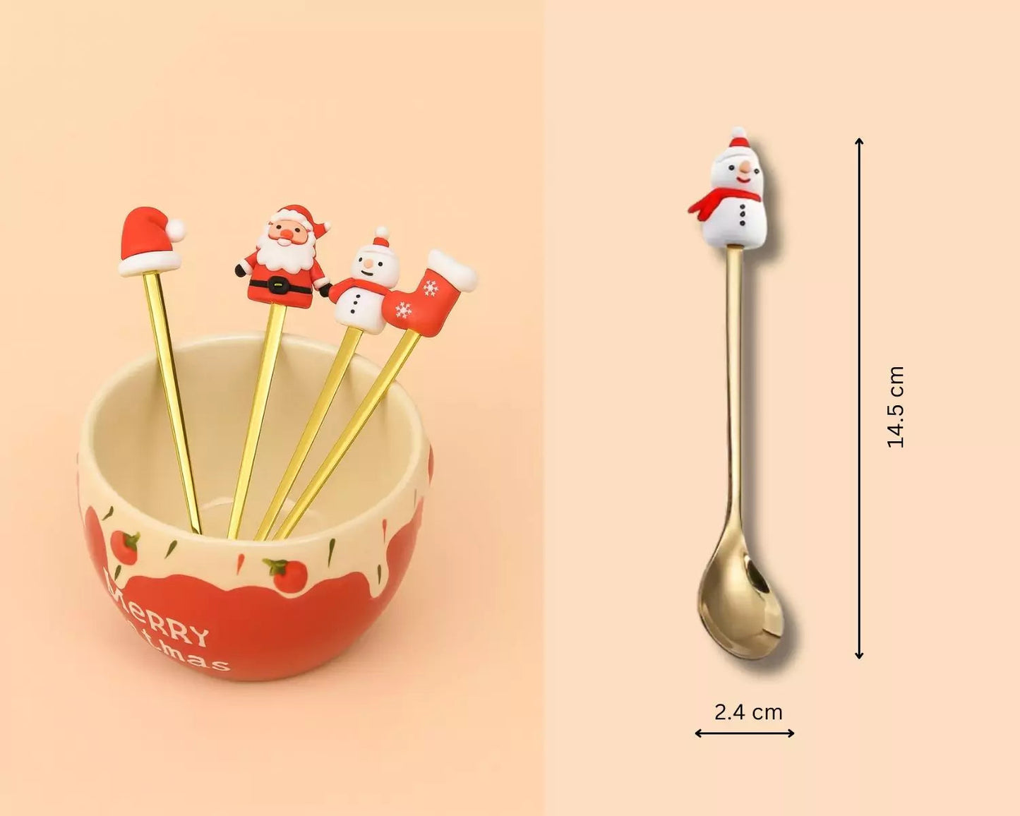 CozyNest™ - Festive Christmas Coffee Spoon