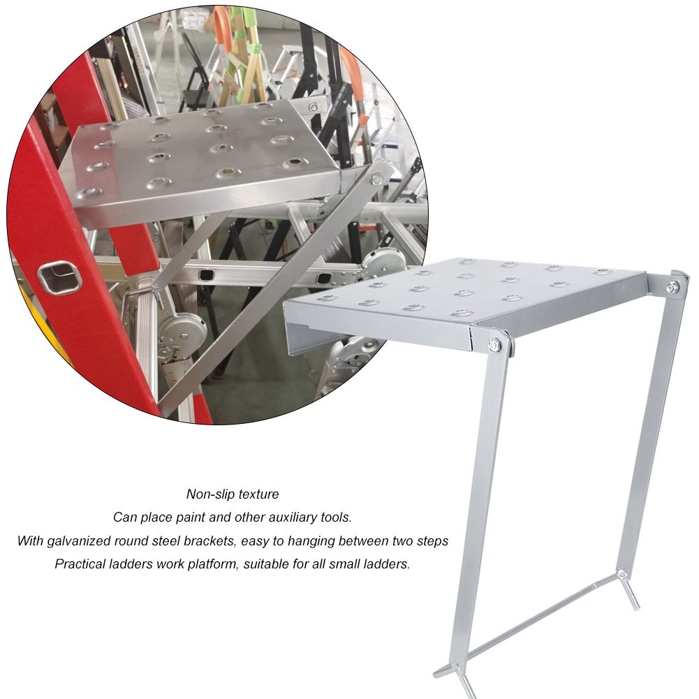 LiftEase™ - Foldable Steel Ladder Platform for Step Ladders