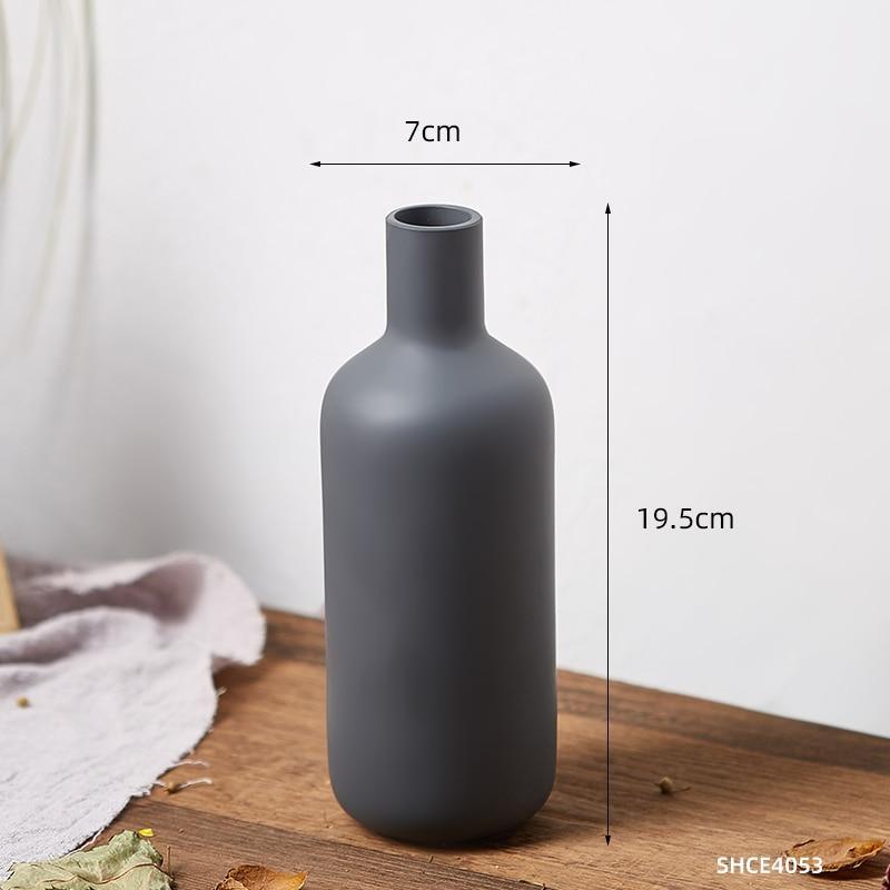 Handcrafted Stone Cuban Vases Set for Modern Home Decor