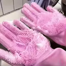 CleanEase™ - 2-Pack Durable Dishwashing Gloves for Easy Cleanup