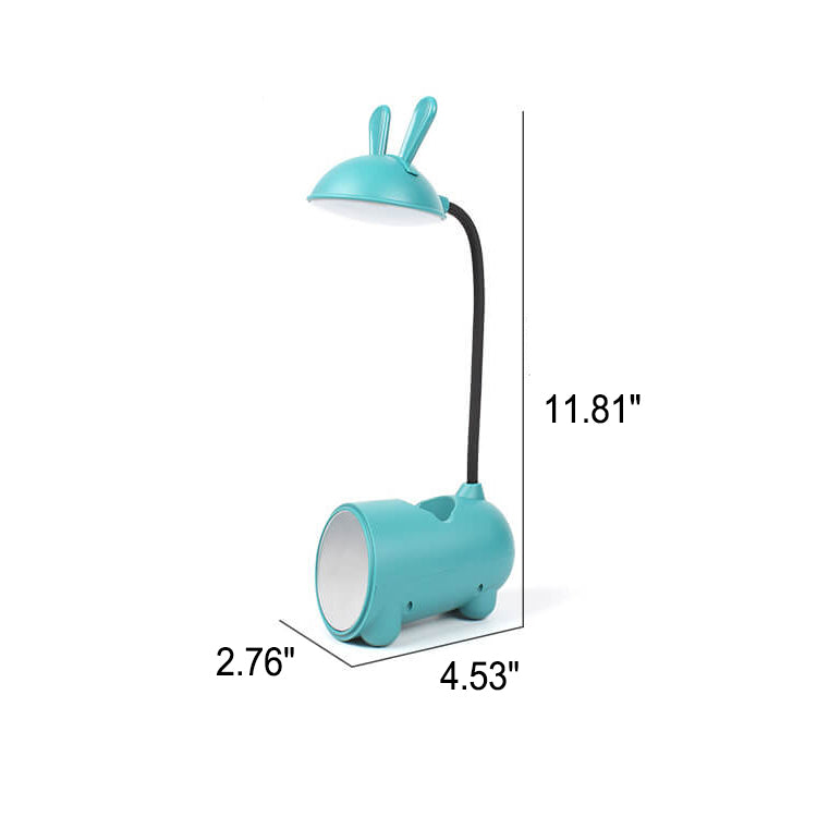 Modern LED Desk Lamp with Pen Holder and Touch Control