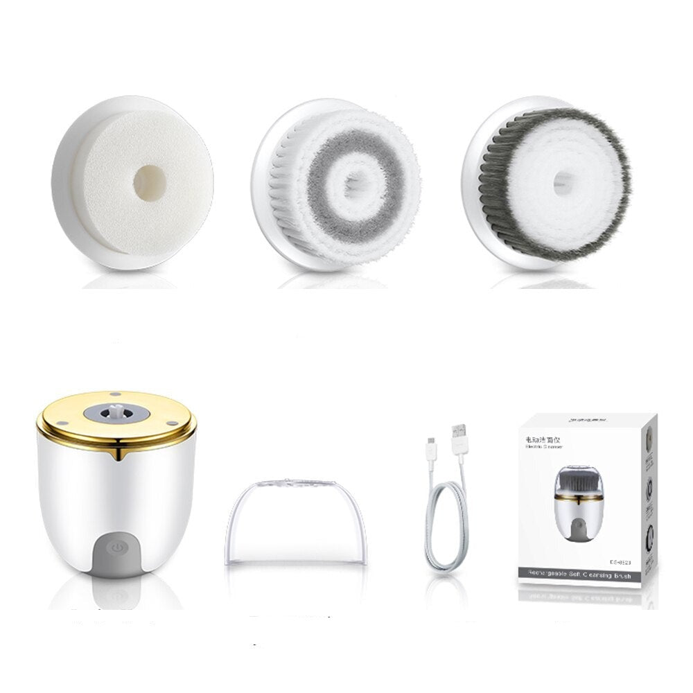 GlowEase™ 3-in-1 Facial Cleansing Brush for Radiant Skin