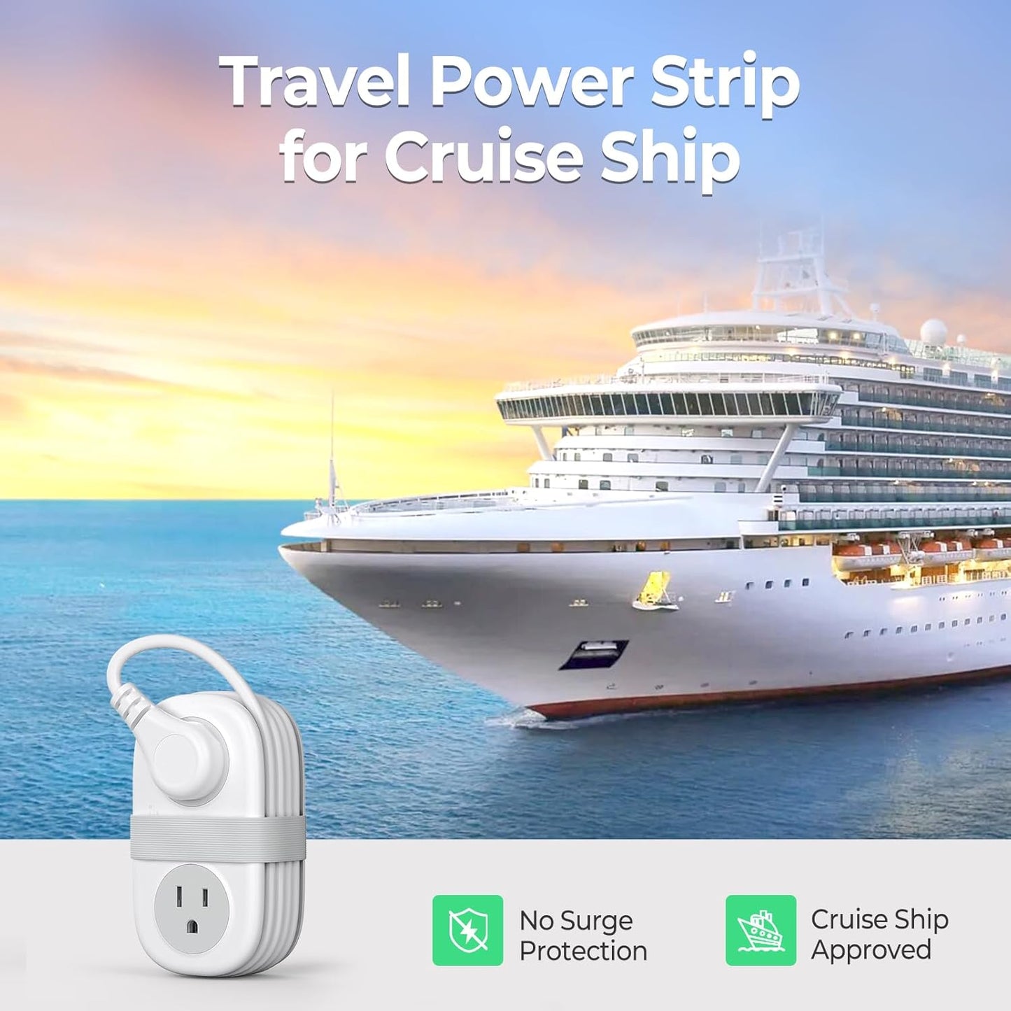 PowerNest™ - 7-in-1 Surge Protector Power Strip