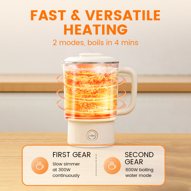 TravelBoil™ - Portable Electric Kettle for Hot Water On-the-Go